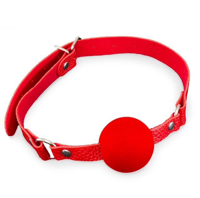 KINK CURIOUS BALL GAG & NIPPLE CLAMPS SET RED - FRKINK002234