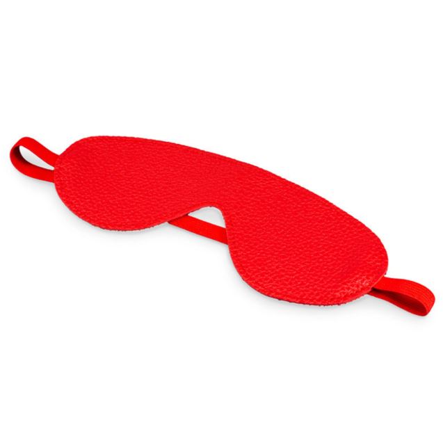 KINK CURIOUS BLACKOUT MASK & FEATHER TICKLER - FRKINK002235