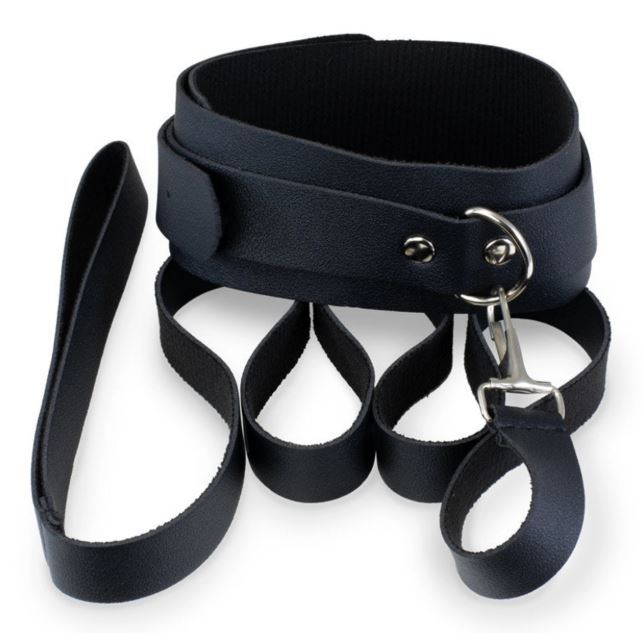 KINK CURIOUS BEGINNER BDSM KIT BLACK - FRKINK002237
