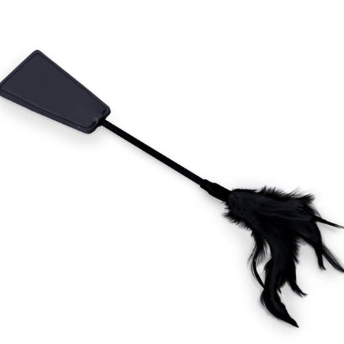 KINK CURIOUS BLACKOUT MASK & TICKLER CROP - FRKINK002242