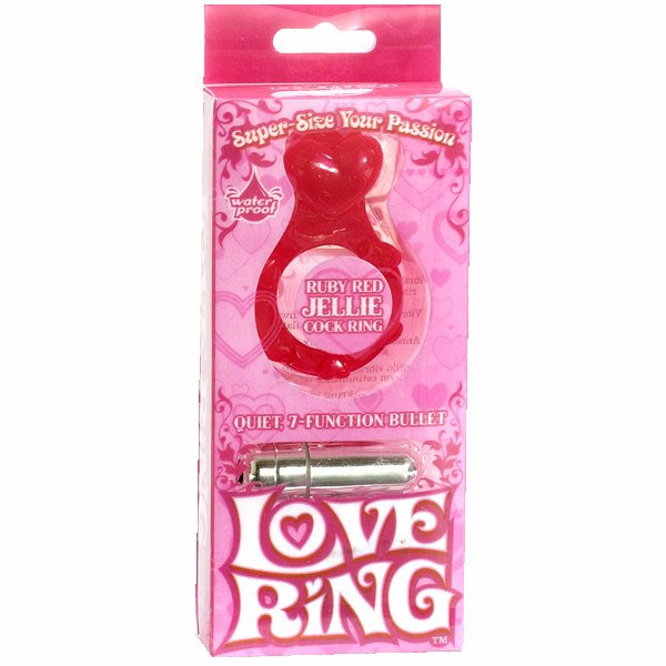 LOVE RING HEART SHAPED