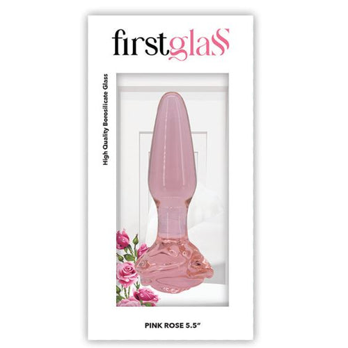 FIRST GLASS ROSE BUTT PLUG M - FRFIRST011987