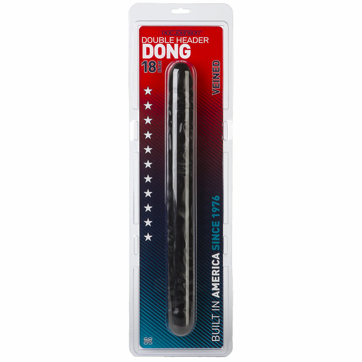 VEINED DBL HEADER-BLACK 18IN CD