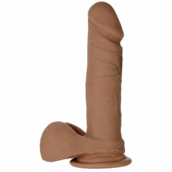 REALISTIC COCK ULTRASKYN BROWN 6IN