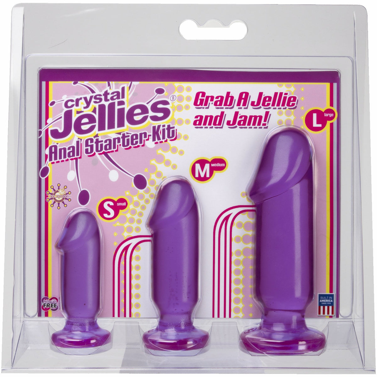 CRYSTAL JELLIES ANAL STARTER PURPLE