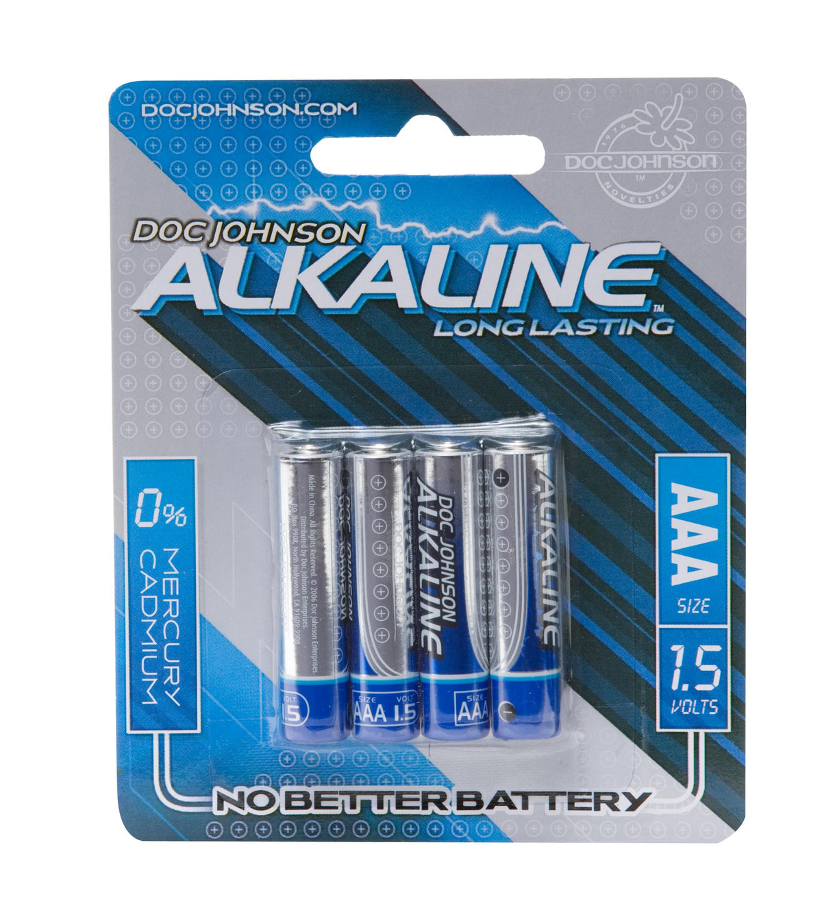 DOC JOHNSON AAA BATTERIES 4 PACK ALKALINE CD