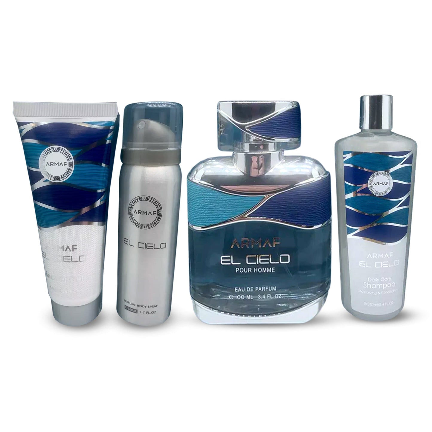 ARMAF EL CIELO EAU DE PARFUM 4PC SET, MEN'S GIFT SET