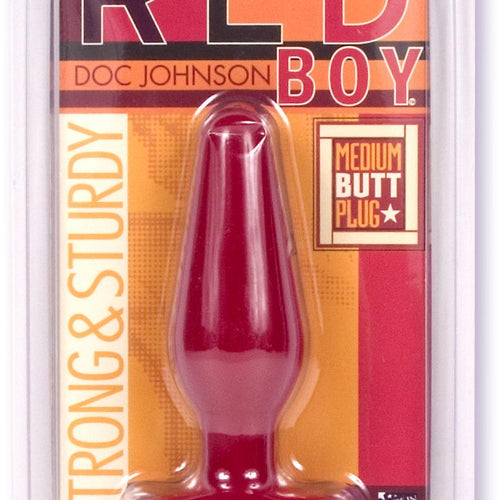 RED BOY MEDIUM BUTT PLUG 5IN - CD