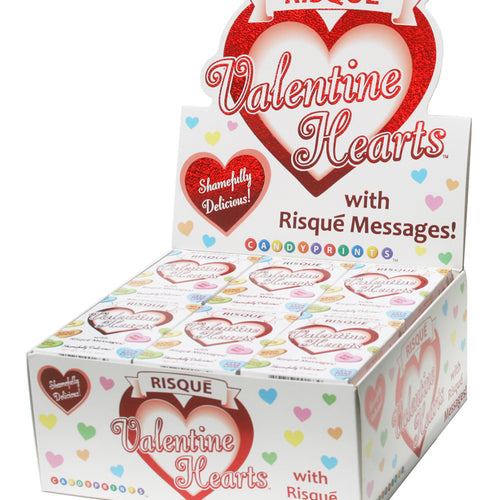RISQUE HEARTS 24PC DISPLAY