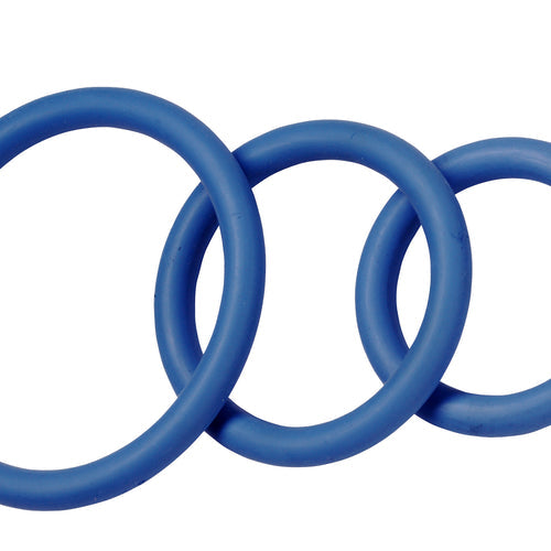 NITRILE COCK RING SET-BLUE - SPR59