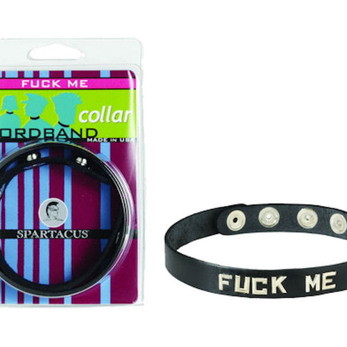 SM COLLAR- FUCK ME - WBB14
