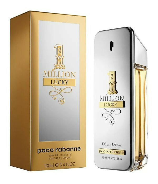 1 MILLION LUCKY 3.4OZ, MEN'S PERFUME, EDT-Pinkfoxxx