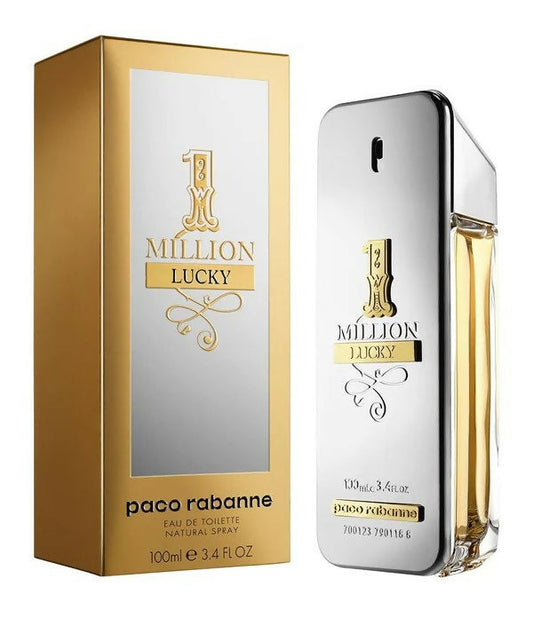 1 MILLION LUCKY 3.4OZ, MEN'S PERFUME, EDT-Pinkfoxxx