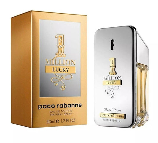 1 MILLION LUCKY BY PACO RABANNE 1.7OZ, MEN'S PERFUME, EDT-Pinkfoxxx