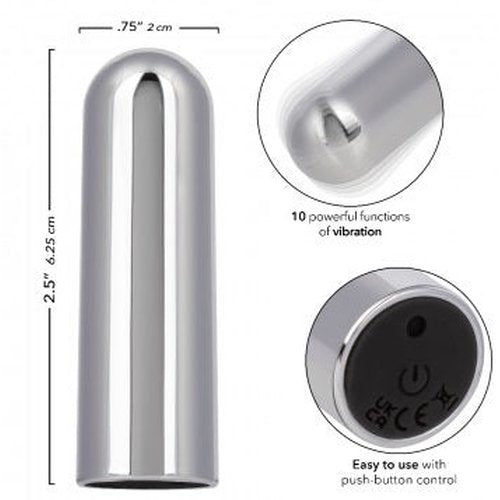10 FUNCTION RECHARGEABL BULLET SILVER (BULK) - SERM006210