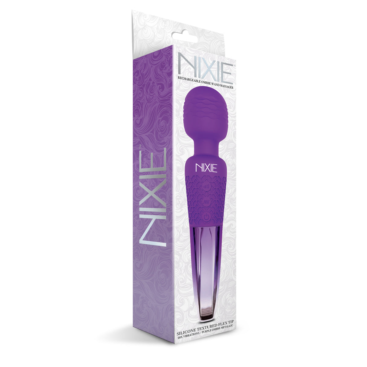 NIXIE WAND MASSAGER PURPLE OMBRE METALLIC - GN1000313