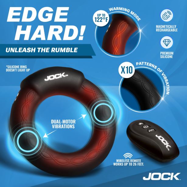 JOCK ENHANCERS RUMBLING & WARMING C-RING MEDIUM - CN1005