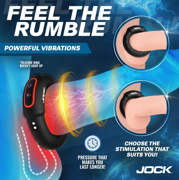 JOCK ENHANCERS RUMBLING & WARMING C-RING MEDIUM - CN1005