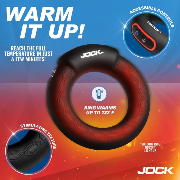 JOCK ENHANCERS RUMBLING & WARMING C-RING MEDIUM - CN1005