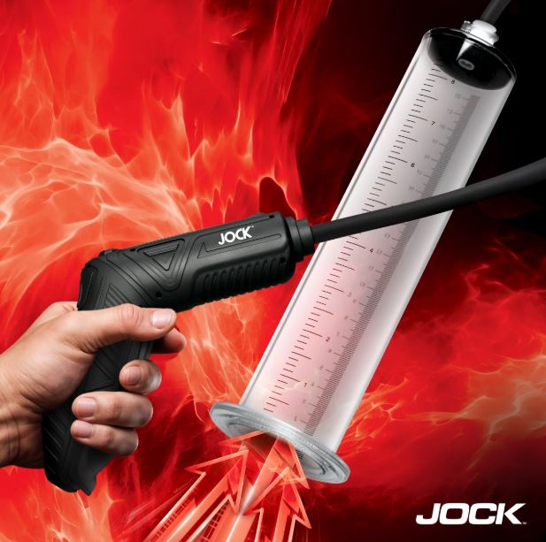 JOCK ADVANCED POWER PUMPER PENIS PUMP W/CYLINDER - CN1014