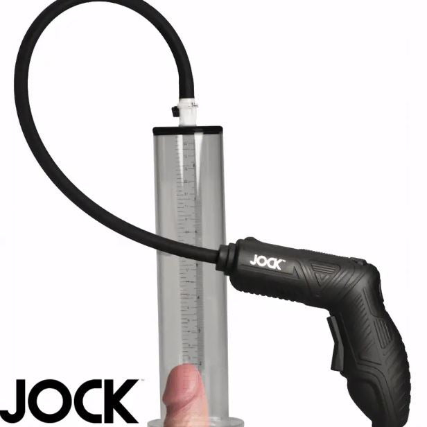 JOCK ADVANCED POWER PUMPER PENIS PUMP W/CYLINDER - CN1014