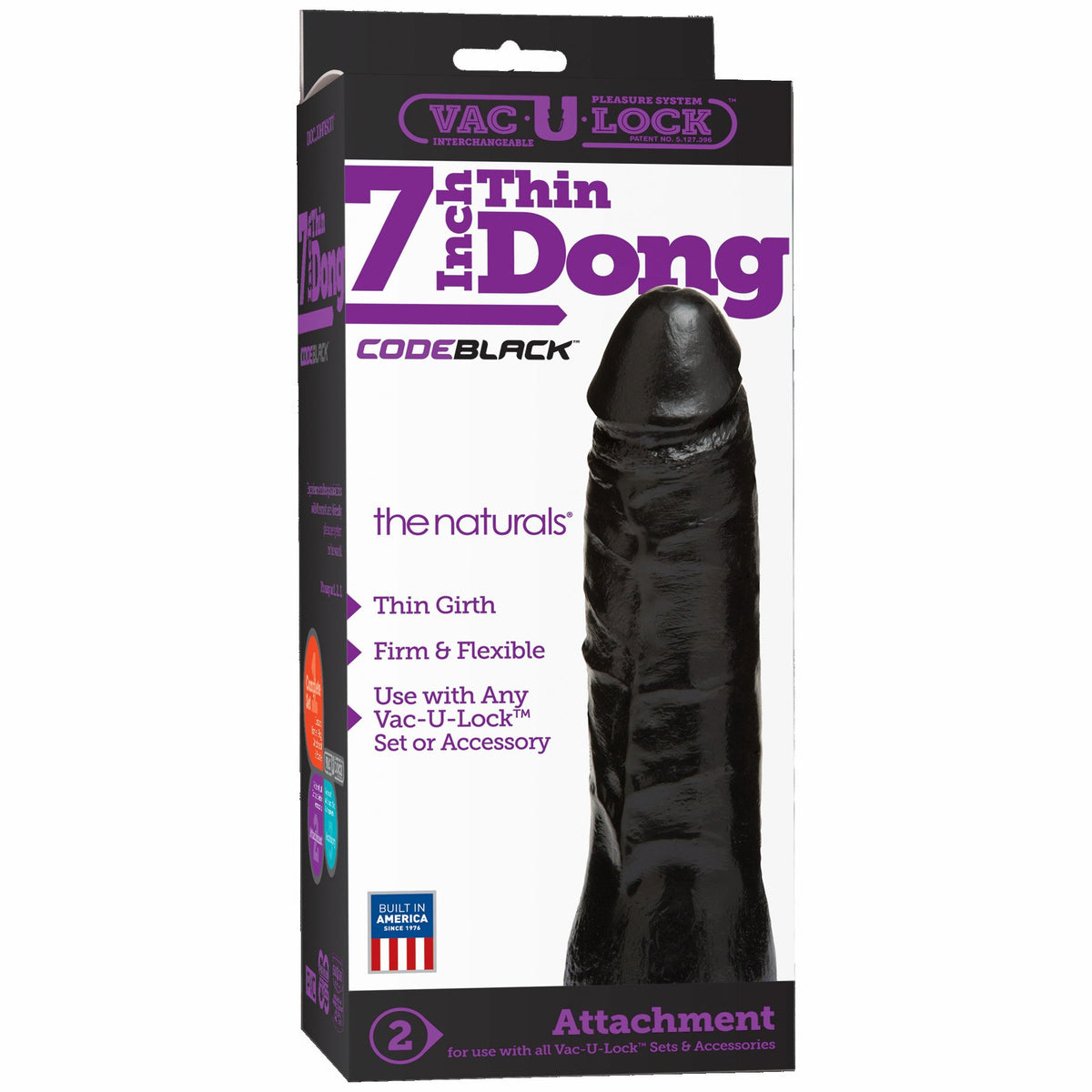 VAC U LOCK CODE BLACK 7IN DONG