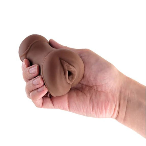 POCKET PALS VAGINA STROKER BROWN - NSN102003