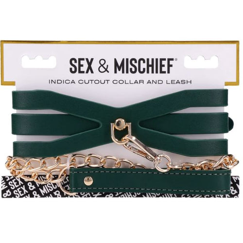 SEX & MISCHIEF INDICA COLLAR AND LEASH - SS10216
