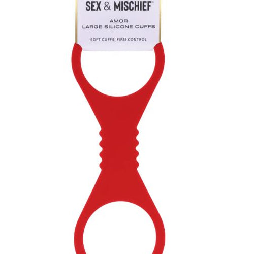 SEX & MISCHIEF AMOR LARGE SILICONE CUFFS - SS10230