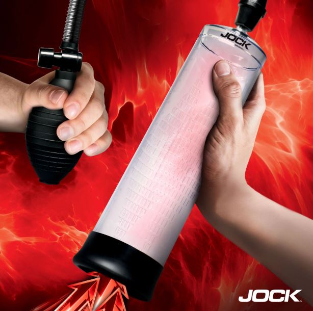JOCK ADVANCED AMP UP PENIS PUMP W/BULB - CN1030