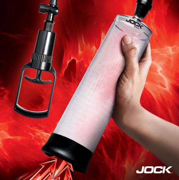 JOCK ADVANCED AMP UP PENIS PUMP W/PULL HANDLE - CN1031
