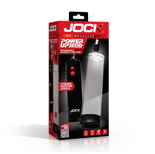 JOCK ADVANCED POWER UP RECHARG AUTOMATIC PENIS PUMP - CN1036