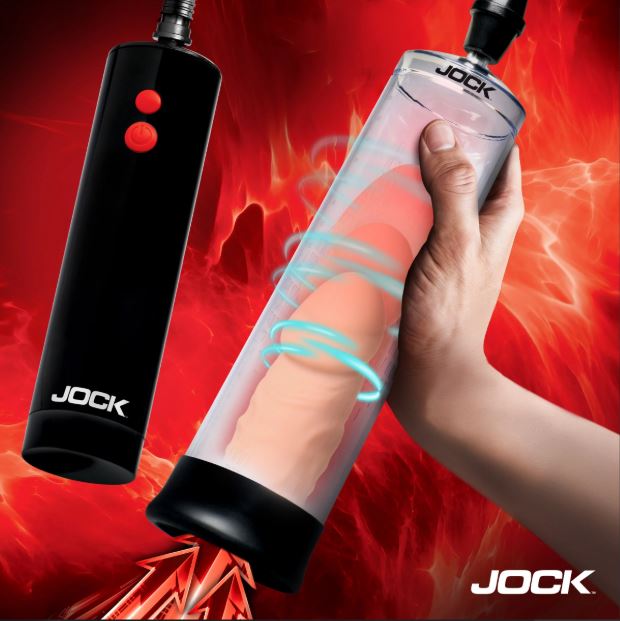JOCK ADVANCED POWER UP RECHARG AUTOMATIC PENIS PUMP - CN1036