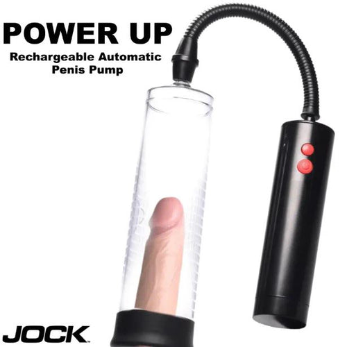JOCK ADVANCED POWER UP RECHARG AUTOMATIC PENIS PUMP - CN1036