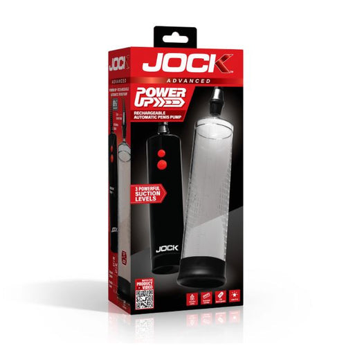 JOCK ADVANCED POWER UP RECHARG AUTOMATIC PENIS PUMP - CN1036
