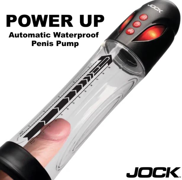 JOCK ADVANCED POWER UP AUTOMAT WATERPROOF PENIS PUMP - CN1037