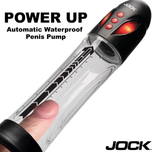 JOCK ADVANCED POWER UP AUTOMAT WATERPROOF PENIS PUMP - CN1037