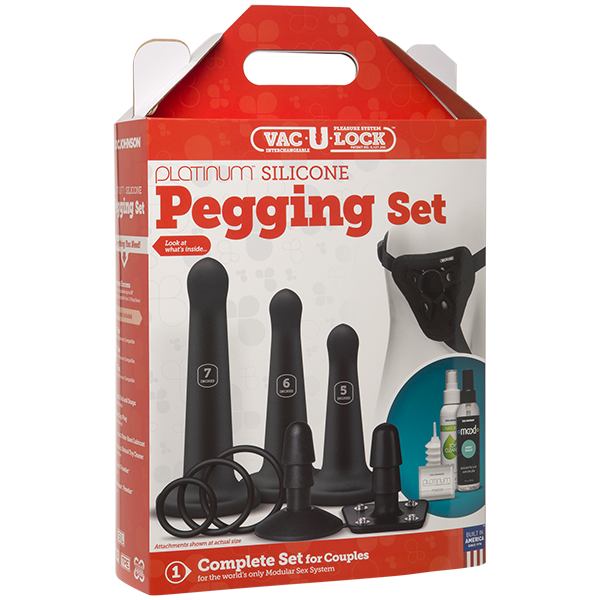 VAC U LOCK PLATINUM SILIC BLACK SET