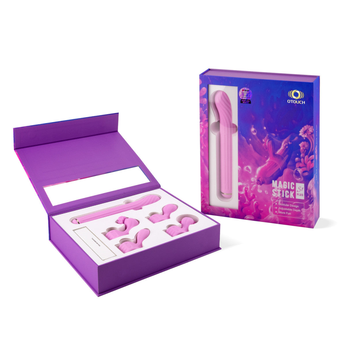 MAGIC STICK S1 PLUS MULTI FUNCTIONING VIBE PINK (NET) - FRMGSTKPNK