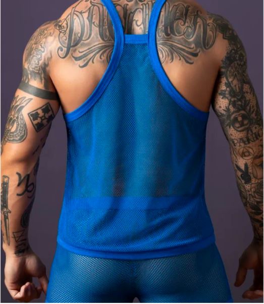 FISHNET 2.0 TANK TOP L - MP11011CBKLX