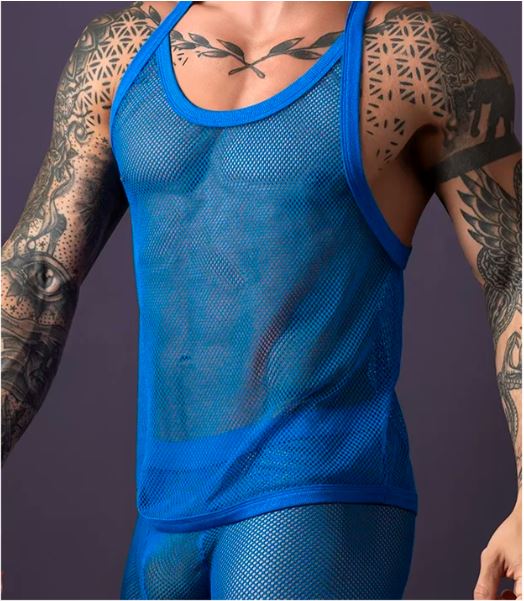 FISHNET 2.0 TANK TOP L - MP11011CBKLX