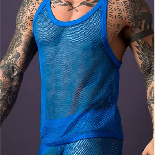 FISHNET 2.0 TANK TOP SM/ - MP11011CBKSM