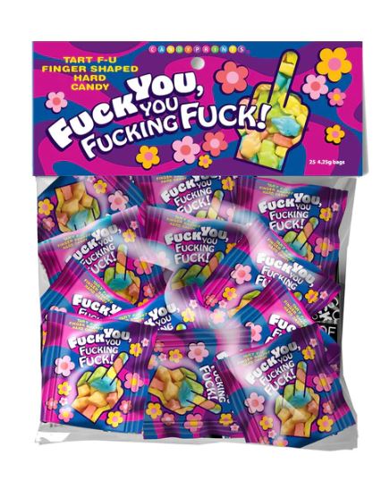 FUCK YOU - YOU FUCKING FUCK CANDY BAG OF 25