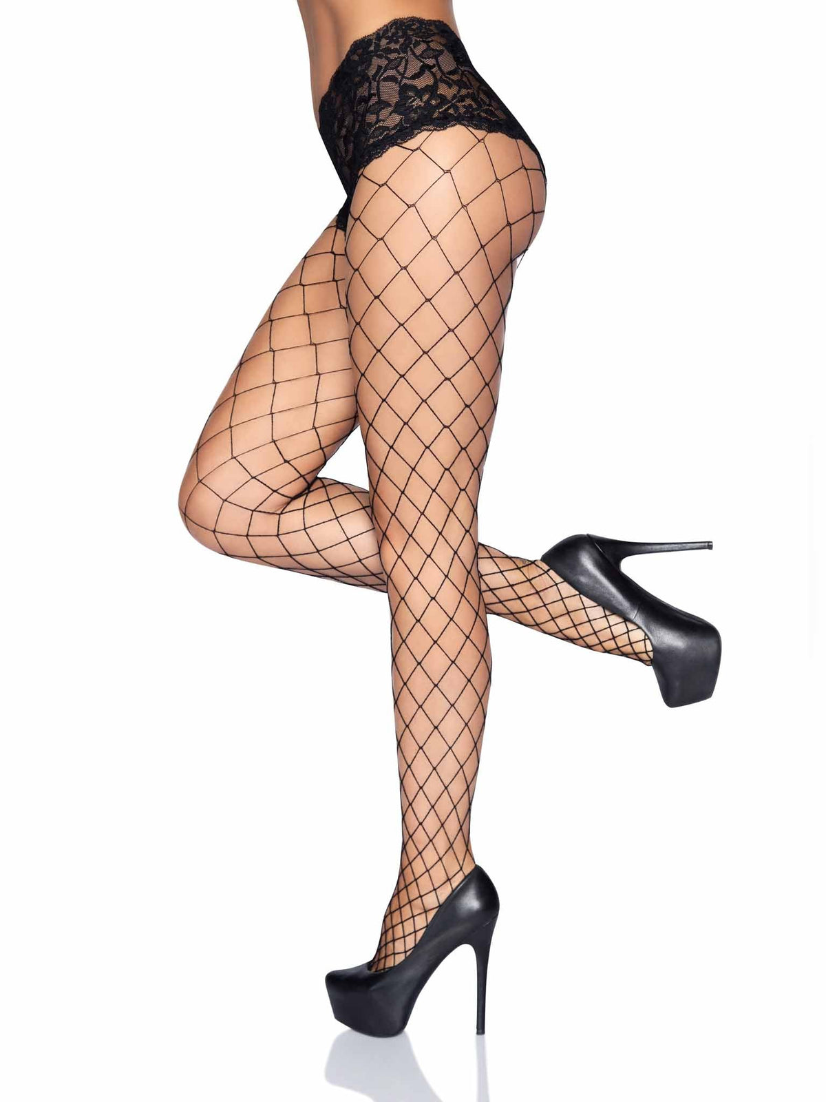 Evie Fence Net Tights - 1278      00122