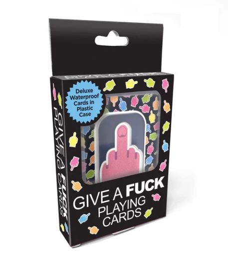 GIVE A FUCK WATERPROOF PLAYING CARDS