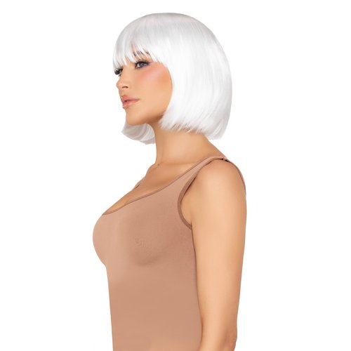 13" Pearl Short Natural Bob Wig - A2834     00222