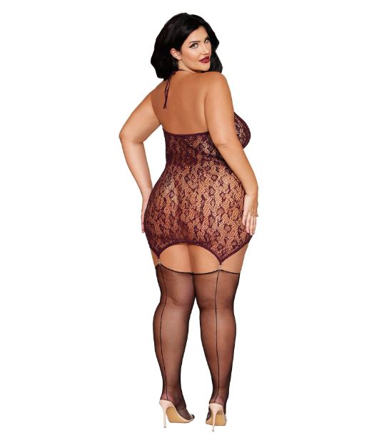 GARTER SLIP CHERRY LACQUER Q/S - DG13673CHRLCX