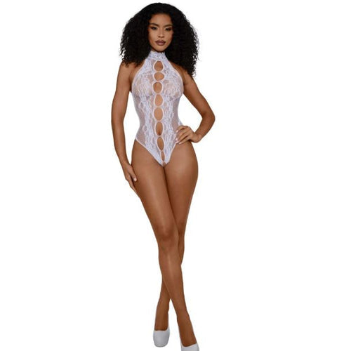 PEEK A BOO MADAME TEDDY WHITE OS - DG13935WHT