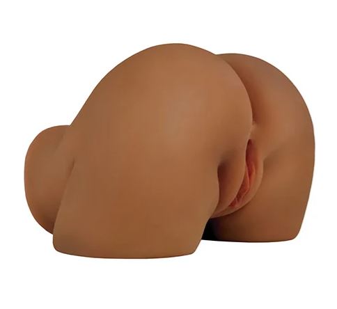 PDX ELITE SHAKE THAT ASS VIBRATING MEGA MASTURBATOR BROWN - PDRD63229