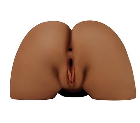 PDX ELITE SHAKE THAT ASS VIBRATING MEGA MASTURBATOR BROWN - PDRD63229